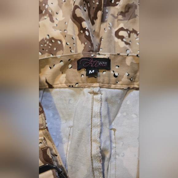 Luxe Custom Joggers Camp Adjustable Cinched Waist $68 MSRP Allure - Picture 4 of 5